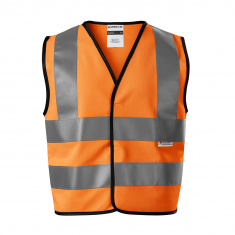 Child Safety Vest with 3 Reflective Strips (orange)